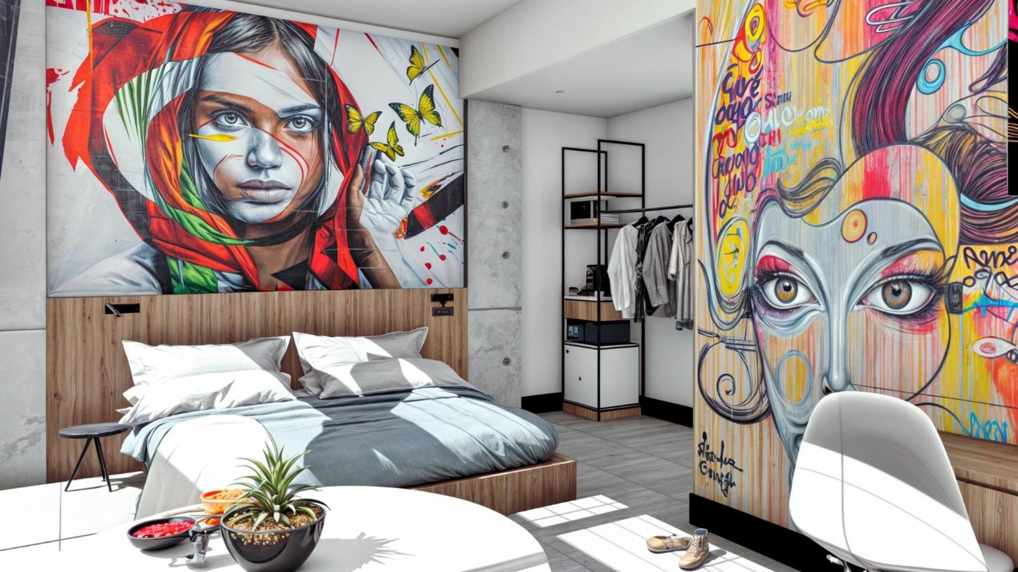 Street Art Hotel Roma Mexico City Luaran gambar