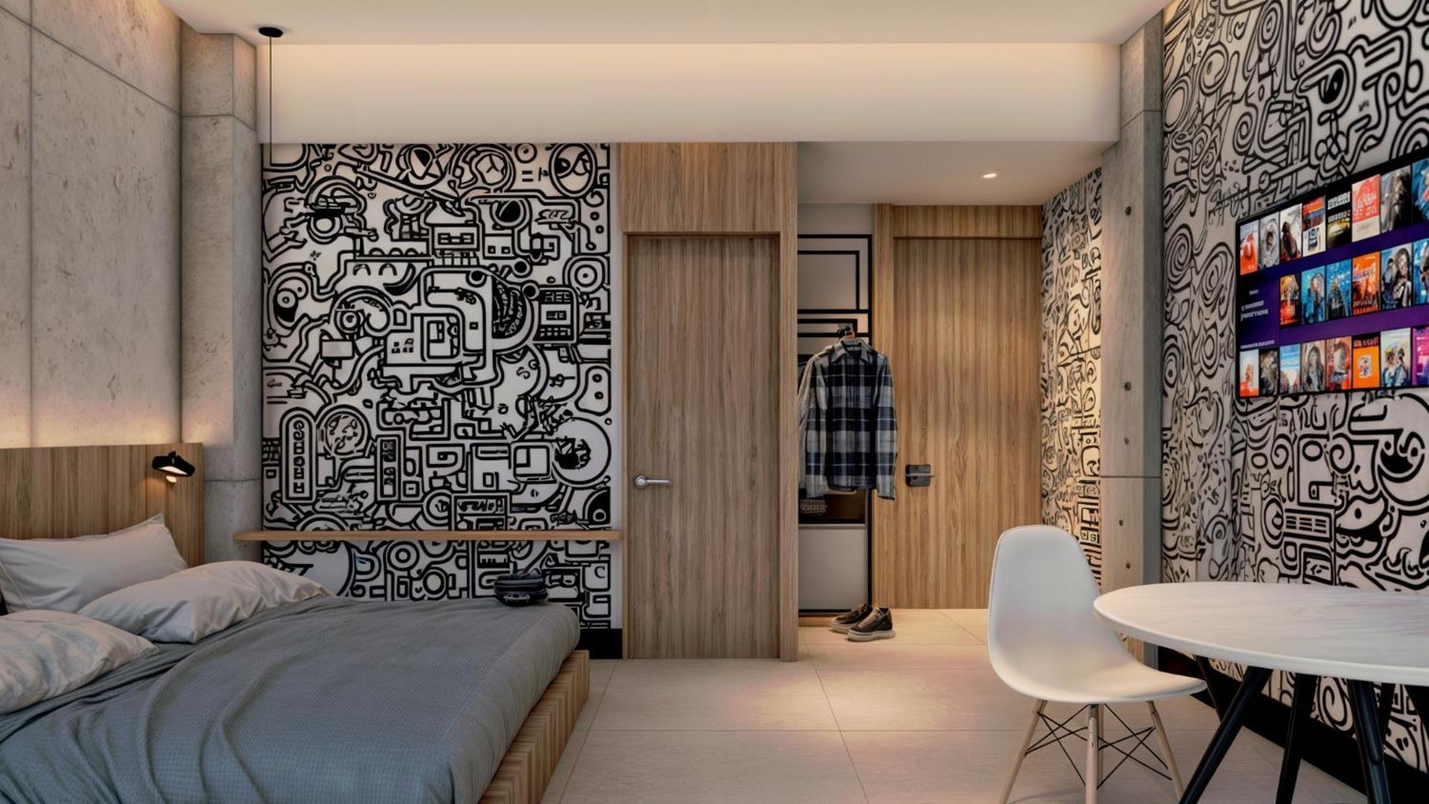 Street Art Hotel Roma Mexico City Luaran gambar