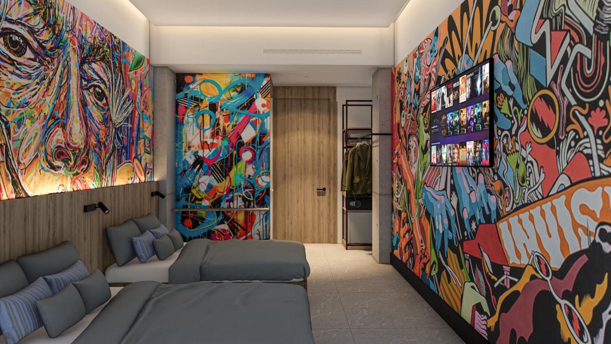 Street Art Hotel Roma Mexico City Luaran gambar