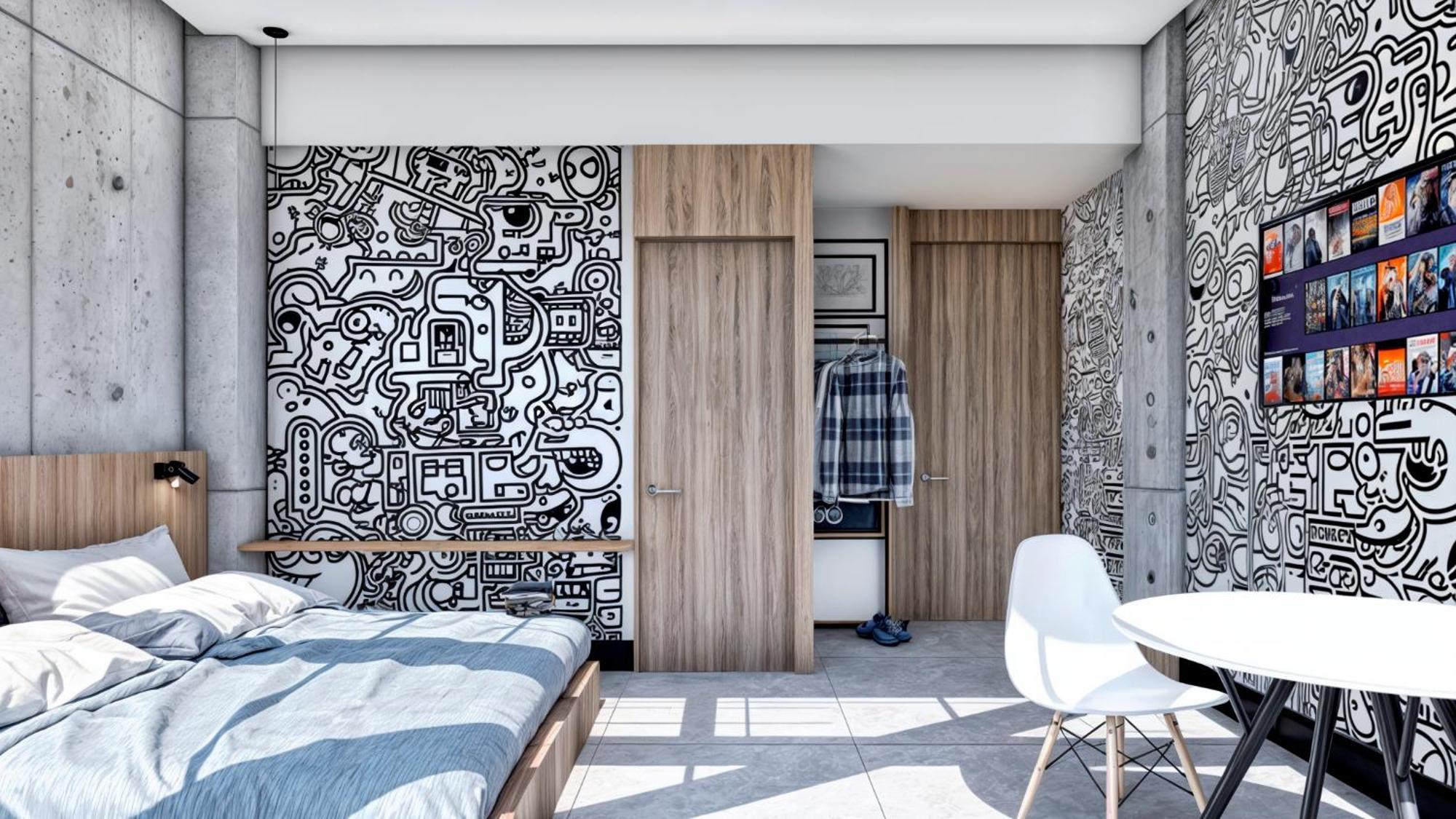 Street Art Hotel Roma Mexico City Luaran gambar