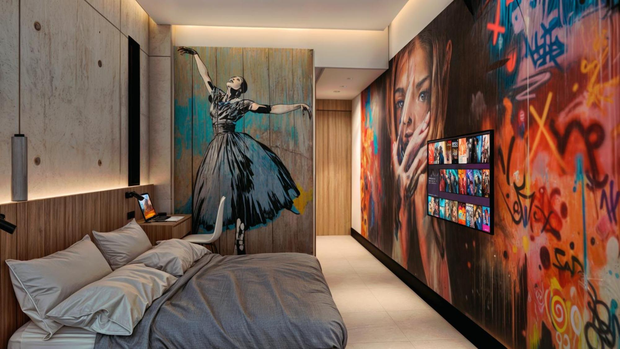 Street Art Hotel Roma Mexico City Luaran gambar