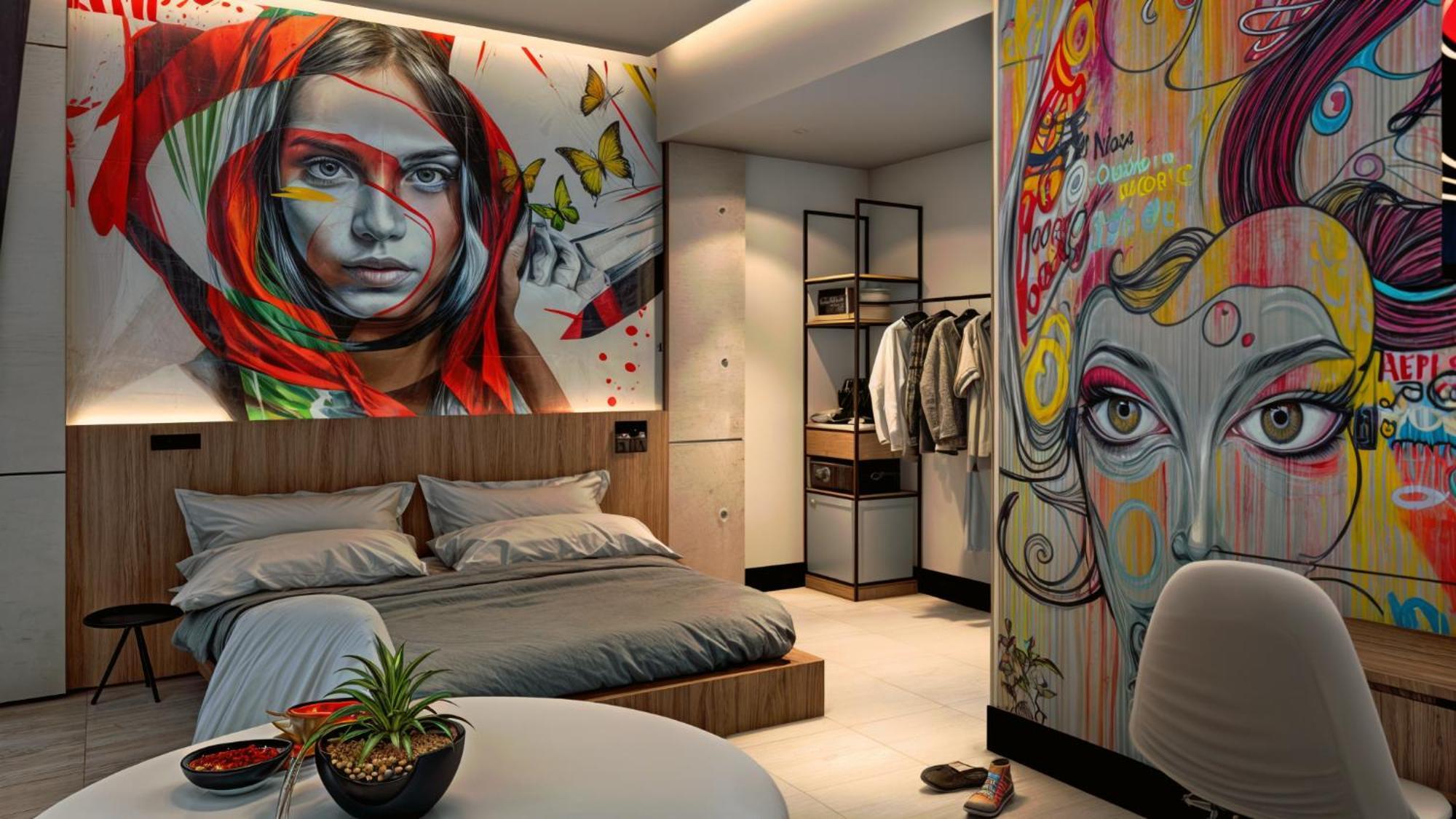 Street Art Hotel Roma Mexico City Luaran gambar